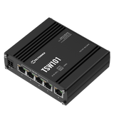 TSW101 Automotive 5-Port Gigabit Unmanaged PoE+ Ethernet Switch (5x RJ45 Ports)