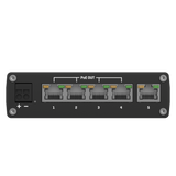 TSW101 Automotive 5-Port Gigabit Unmanaged PoE+ Ethernet Switch (5x RJ45 Ports)