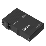 TSW114 Industrial 5-Port Gigabit Unmanaged Ethernet Switch (5x RJ45 Ports), Hutschiene