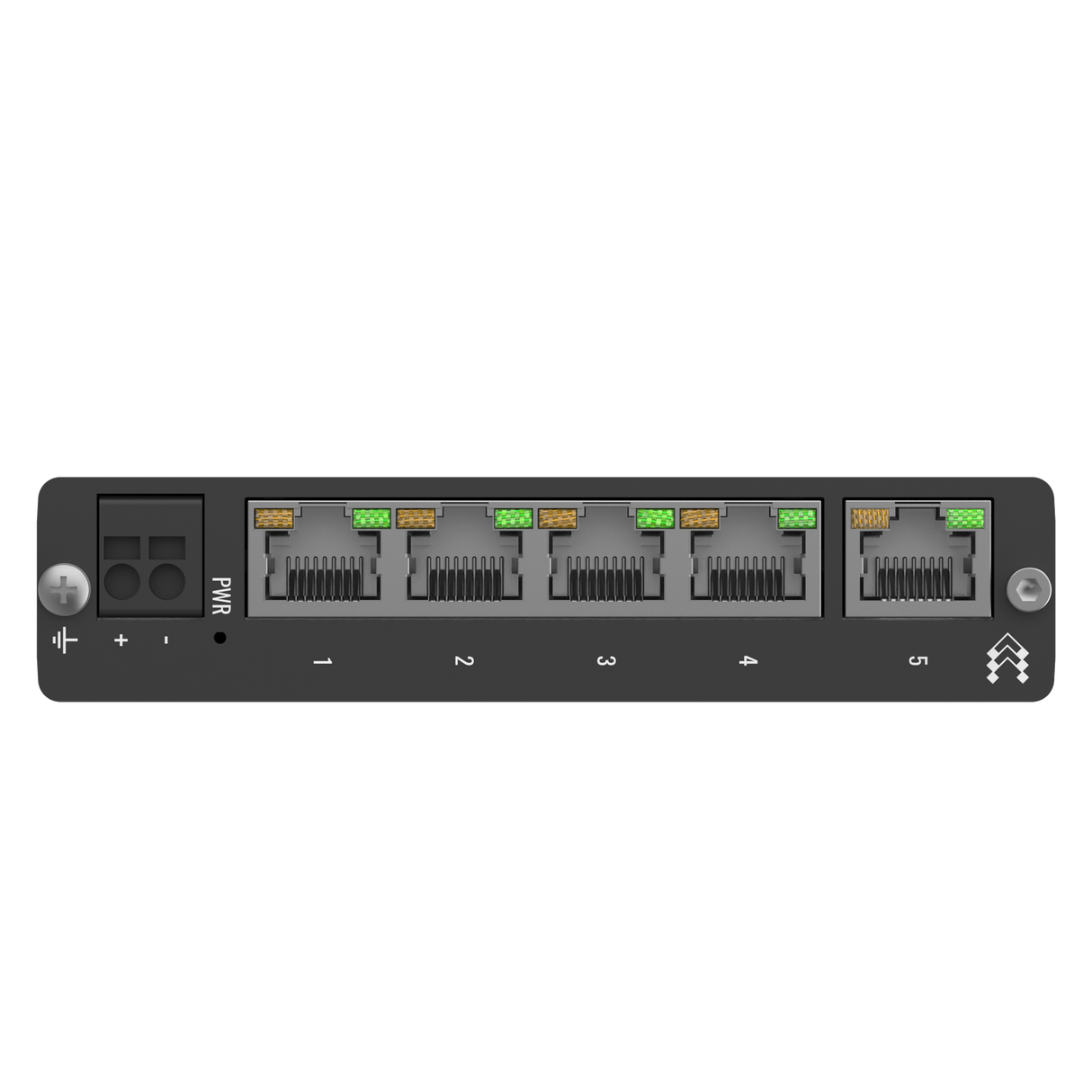 TSW114 Industrial 5-Port Gigabit Unmanaged Ethernet Switch (5x RJ45 Ports), Hutschiene