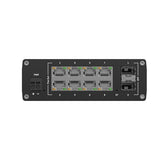 TSW202 10-Port Managed Gigabit PoE+ Ethernet Switch (8x RJ45 Ports, 2x SFP)