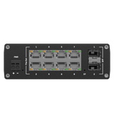 TSW202 10-Port Managed Gigabit PoE+ Ethernet Switch (8x RJ45 Ports, 2x SFP)