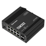 TSW202 10-Port Managed Gigabit PoE+ Ethernet Switch (8x RJ45 Ports, 2x SFP)