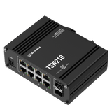 TSW210 10-Port Gigabit Unmanaged Ethernet Switch (8x RJ45 Ports, 2x SFP)
