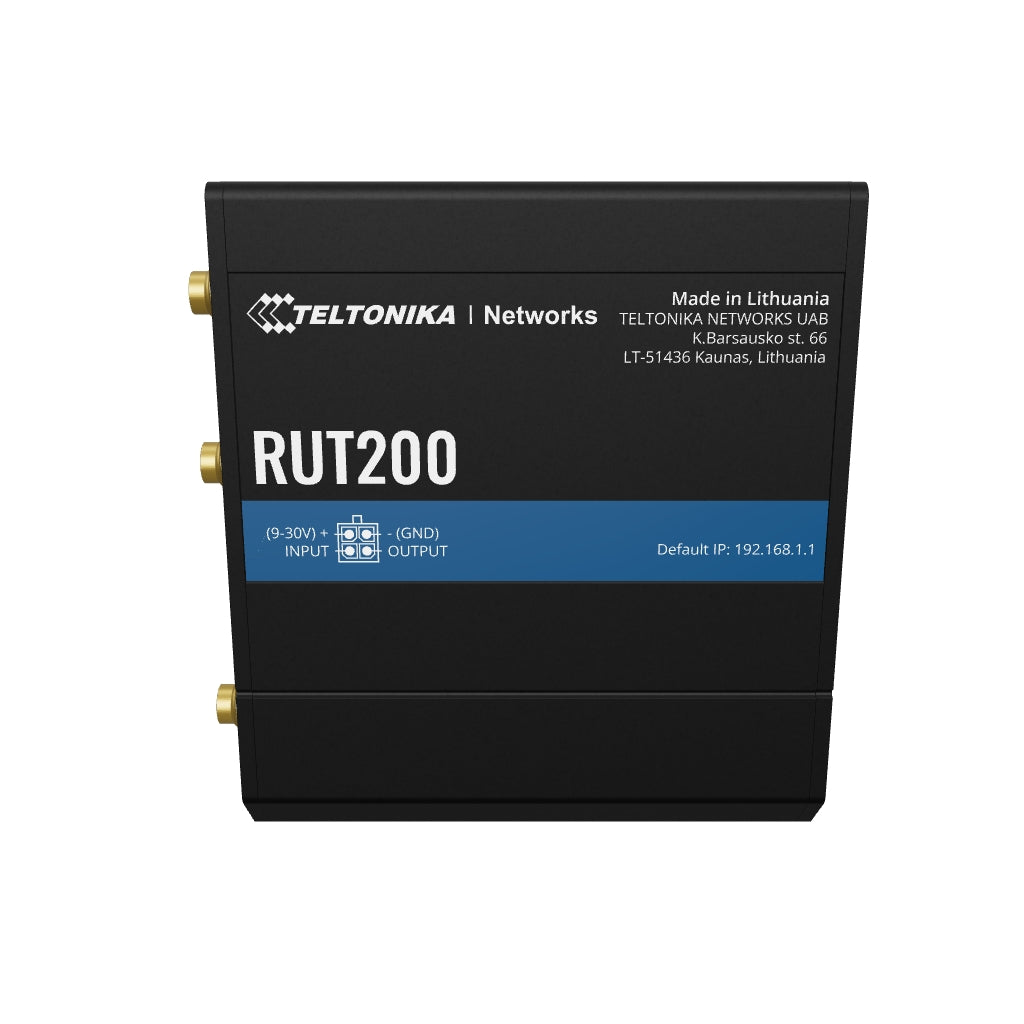 RUT200 Industrial 4G/LTE Router mit 2x 10/100MBit und WiFi