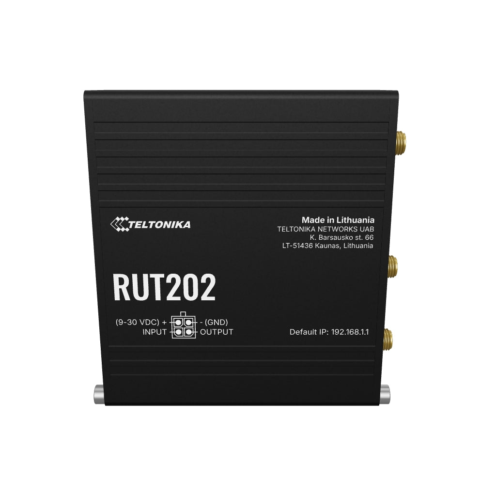 RUT202 Industrial Dual-SIM 4G/LTE Router mit 2x 10/100MBit und WLAN
