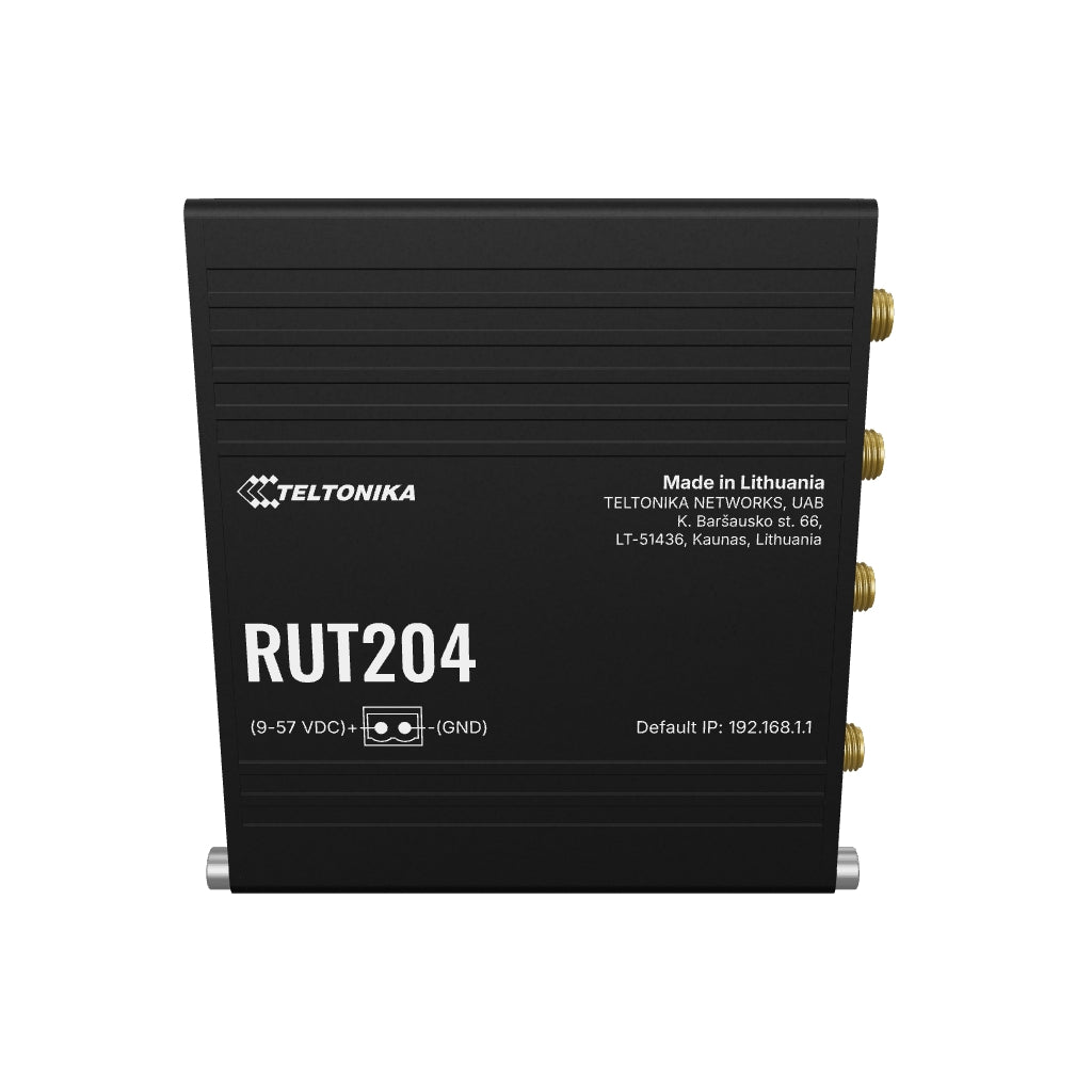 RUT204 Industrial Dual-SIM 4G/LTE Router mit 2x 10/100MBit, WLAN & CAN