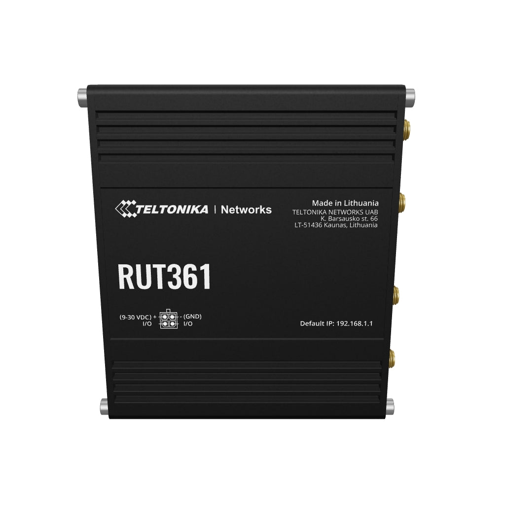 RUT361 Industrial 4G/LTE Router mit 2x 10/100MBit und WiFi