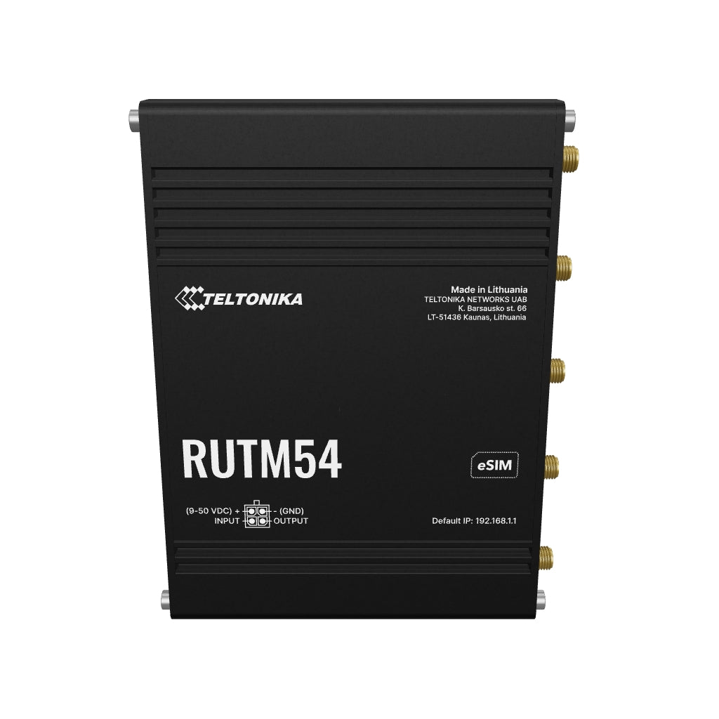 RUTM54 Industrial Dual 5G eSIM Router mit 5x GbE & WLAN