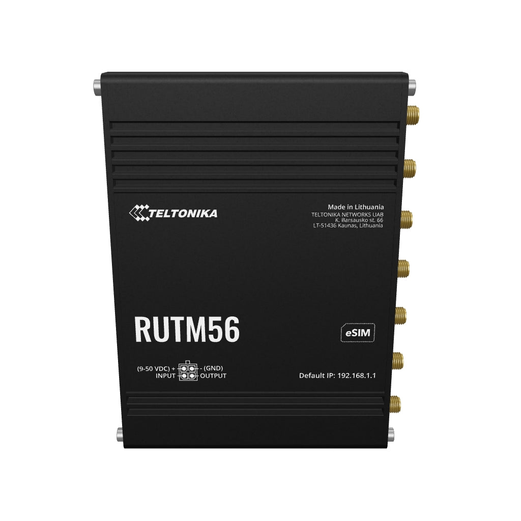RUTM56 Industrial Dual-Modem 5G/4G Router mit 5x GbE und WLAN